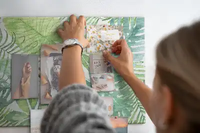 Nástěnka do dětského pokoje Tropické listy