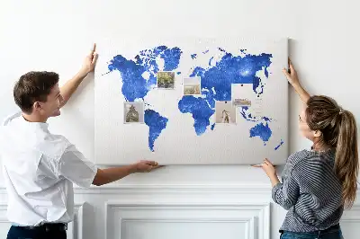 Nástěnka korková Mapa vesmírného světa