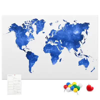 Nástěnka korková Mapa vesmírného světa