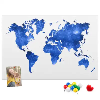 Nástěnka korková Mapa vesmírného světa