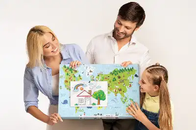 Korková nástěnka ve tvaru mapy světa Kultury