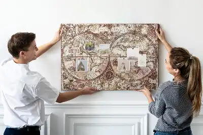 Nástěnka do dětského pokoje Starověká atlasová mapa