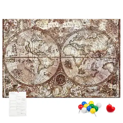 Nástěnka do dětského pokoje Starověká atlasová mapa