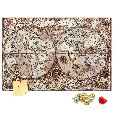 Nástěnka do dětského pokoje Starověká atlasová mapa