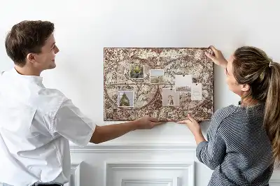 Nástěnka do dětského pokoje s motivem antické mapy