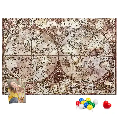 Nástěnka do dětského pokoje Starověká atlasová mapa