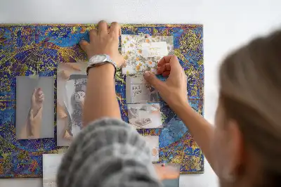 Nástěnka korková Atlasová mapa