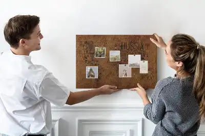 Korková tabule Mapa názvů zemí