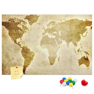 Korková tabule Mapa starého světa