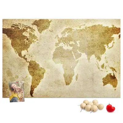 Korková tabule Mapa starého světa