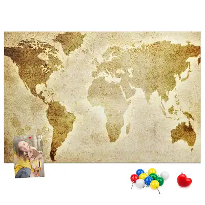 Korková tabule Mapa starého světa