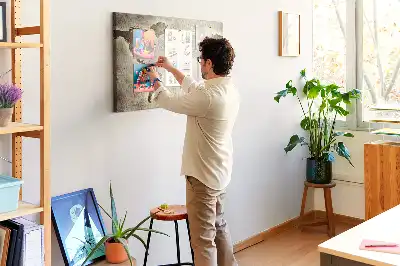 Nástěnka do dětského pokoje Mapa světa