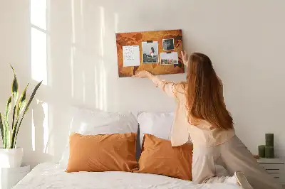Korková nástěnka Velká mapa světa