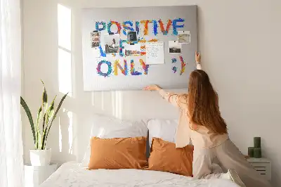 Nástěnka do dětského pokoje Pozitivní citace