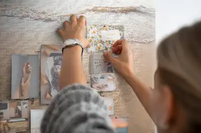 Korková nástěnka Citát na pláži