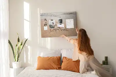 Korková nástěnka Citát na pláži