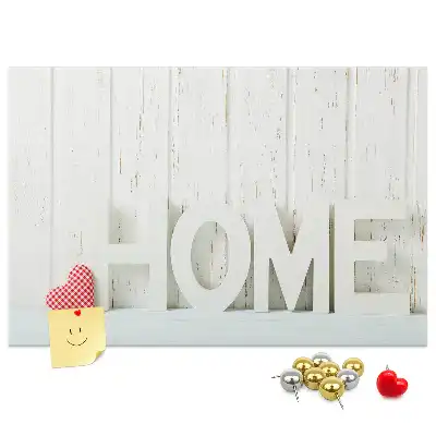 Nástěnná dekorace s typografií Home do dětského pokoje a obývacího pokoje
