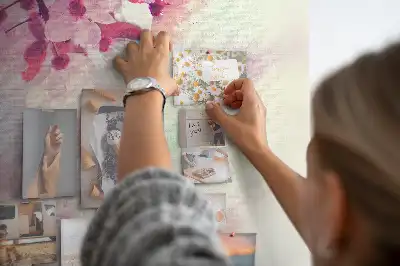 Nástěnka korková Jarní květiny