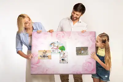 Nástěnka do dětského pokoje Abstraktní růže