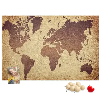Nástěnka korková Mapa starého světa