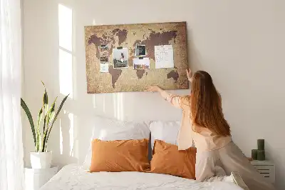Nástěnka korková Mapa starého světa