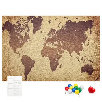 Nástěnka korková Mapa starého světa