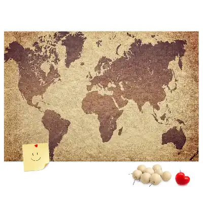 Nástěnka korková Mapa starého světa