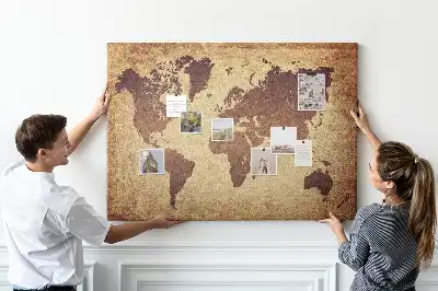 Nástěnka korková Mapa starého světa