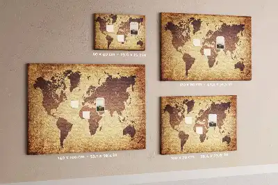 Nástěnka korková Mapa starého světa
