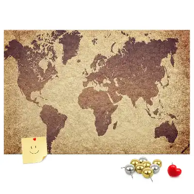 Nástěnka korková Mapa starého světa