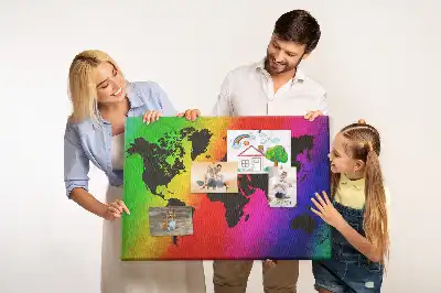 Korková tabule Mapa světa