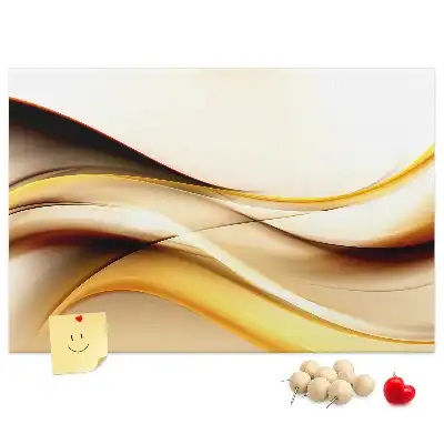 Nástěnka korková Abstraktní vlna