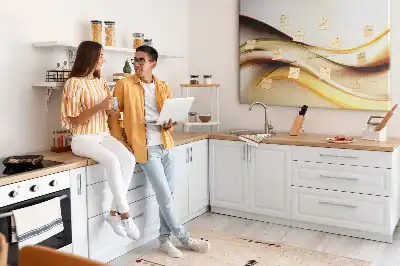 Nástěnka korková Abstraktní vlna