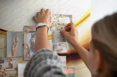Nástěnka korková Abstraktní vlna