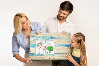 Korková tabule Poškrábané dřevo