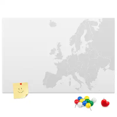 Nástěnka korková Mapa Evropy