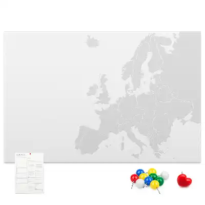 Nástěnka korková Mapa Evropy