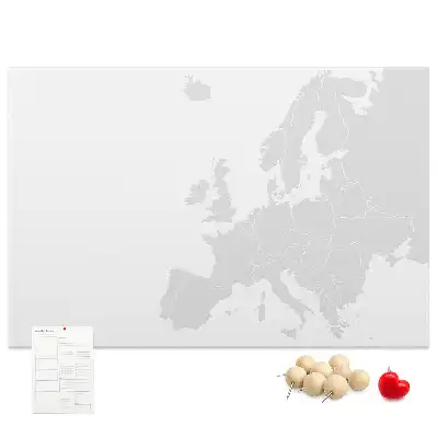 Nástěnka korková Mapa Evropy