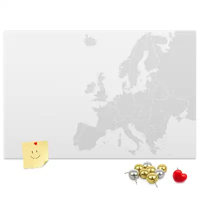 Nástěnka korková Mapa Evropy