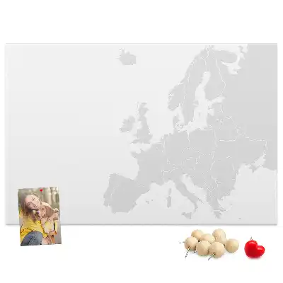 Nástěnka korková Mapa Evropy