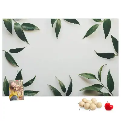 Nástěnka korková Rám listu