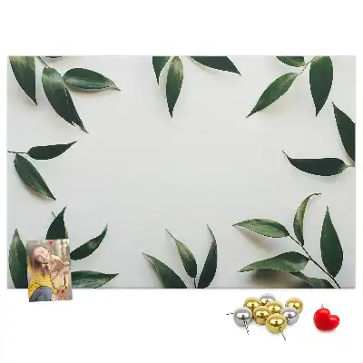Nástěnka korková Rám listu