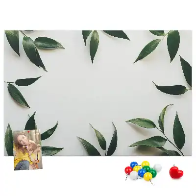 Nástěnka korková Rám listu
