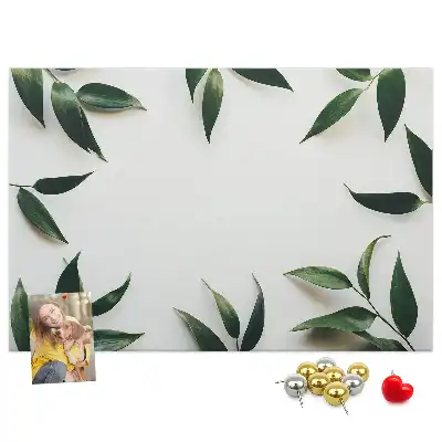 Nástěnka korková Rám listu