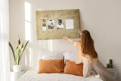 Nástěnka korková Mapa starého světa