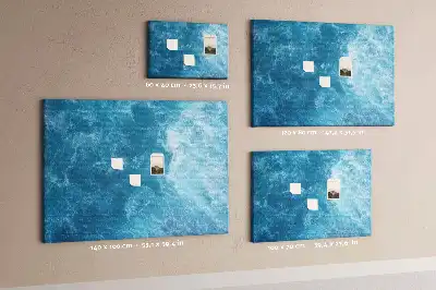Nástěnka korková Mořská voda