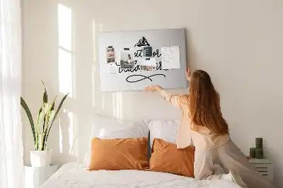 Nástěnka do dětského pokoje s motivačním citátem