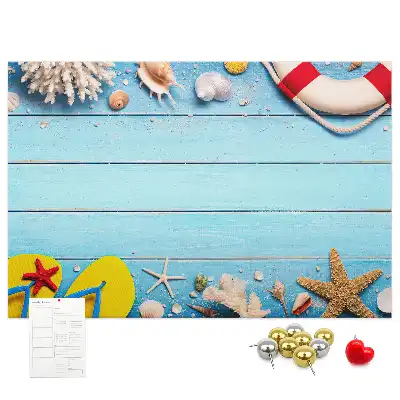 Korková tabule Věci u moře