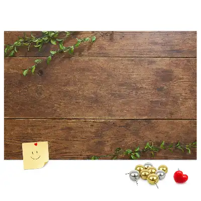 Nástěnka korková Rustikální dřevo