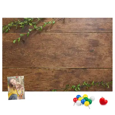 Nástěnka korková Rustikální dřevo